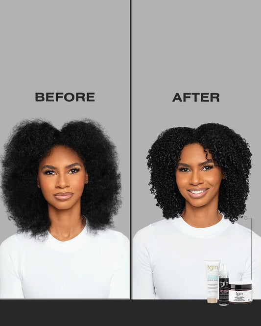 TGIN rose water curl defining mousse.  8oz