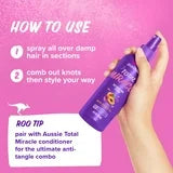 Aussie total  miracle detangling spray. 8oz