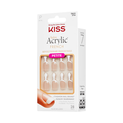 Kiss Salon Acrylic Glue-On Nails Petite, My Fly, 1.0 set #SF04