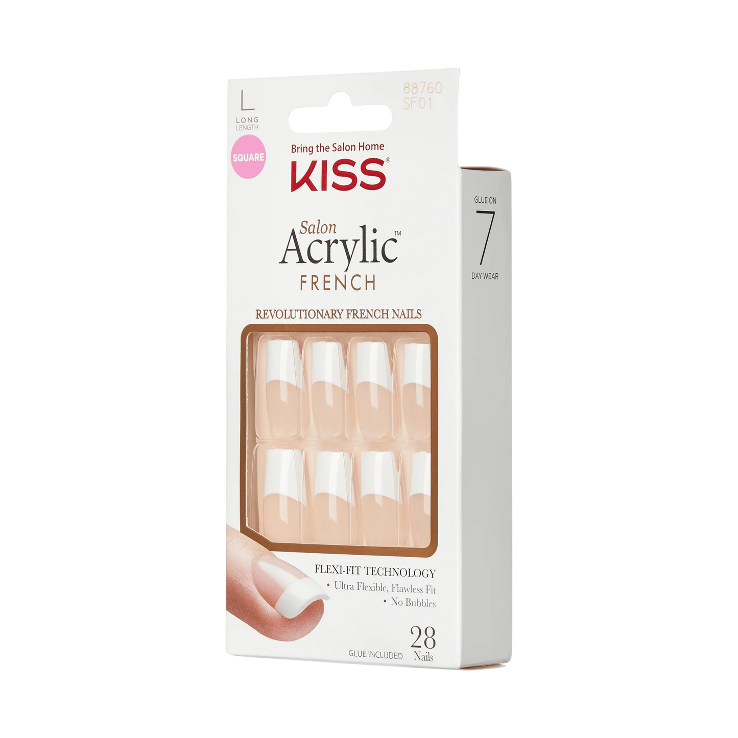 Kiss Salon Acrylic French #SF01