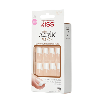 Kiss Salon Acrylic French #SF01