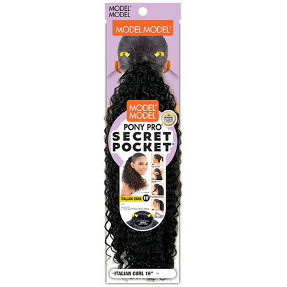 MODEL MODEL Secret Pocket Pony Pro Wrap Ponytail - ITALIAN CURL 16"