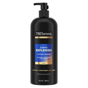 TRESemme clean replenish Shampoo/ conditioner / detangler. 3 in 1. 28 oz