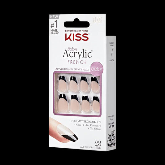 Kiss Salon Acrylic French Revolutionary Nails, SF001