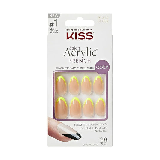 Kiss Salon Acrylic French Revolutionary Nails, SF002
