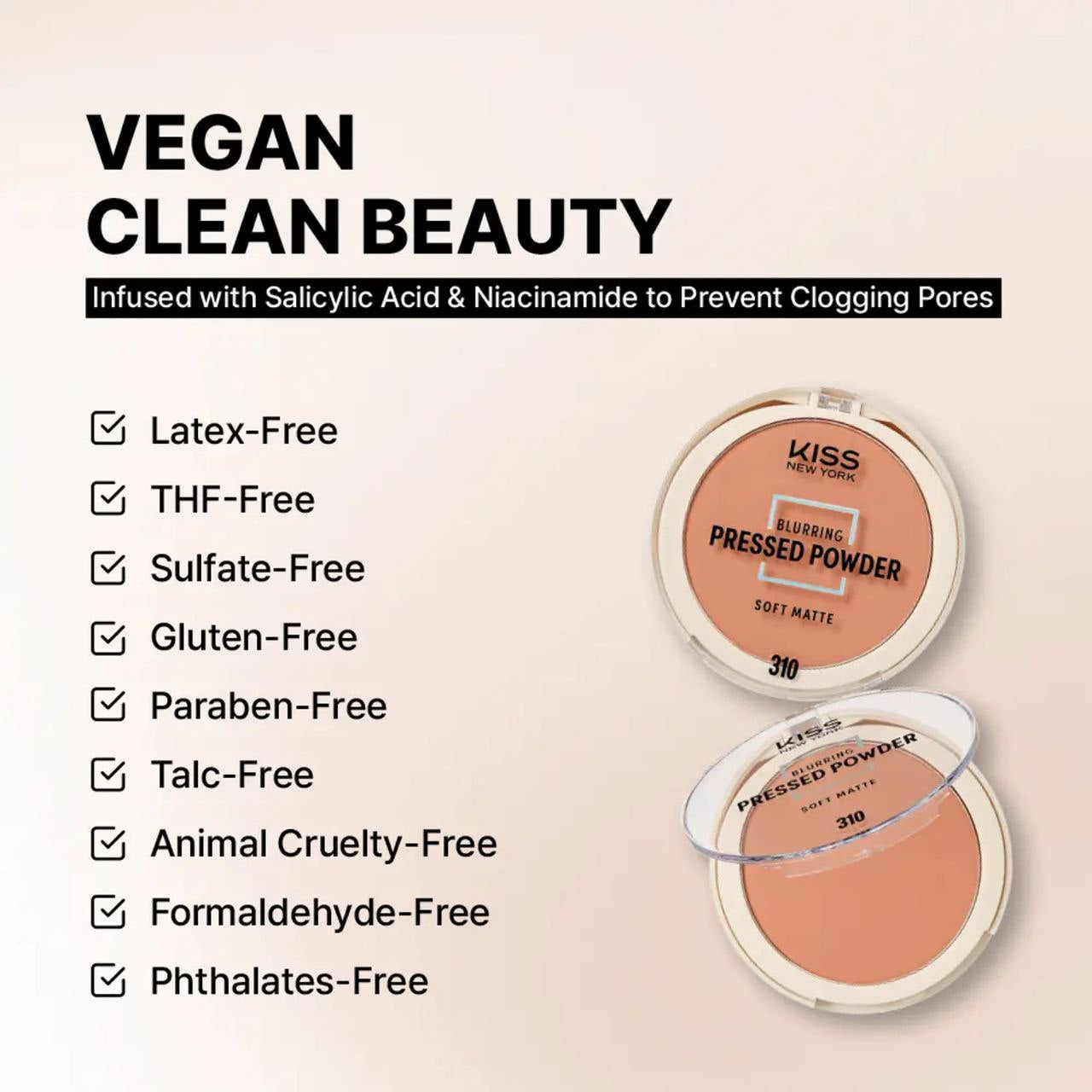 KISS Soft Matte Blurring Pressed Powder