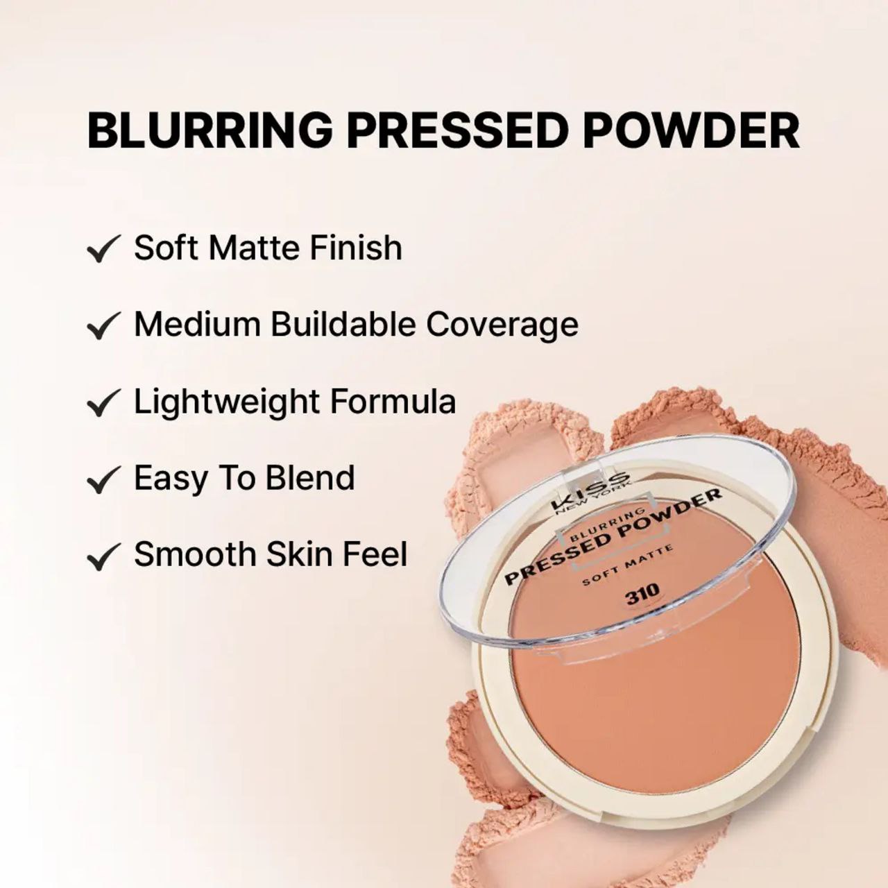 KISS Soft Matte Blurring Pressed Powder