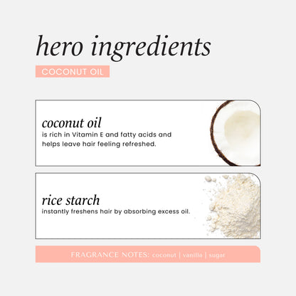 Hask Monoi Coconut Nourishing Dry Shampoo, 4.3 oz