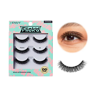 I Envy Flick’d DD Curl Strip Lashes – 3 Pairs