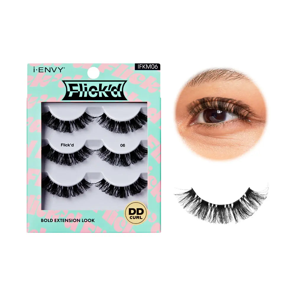 I Envy Flick’d DD Curl Strip Lashes – 3 Pairs