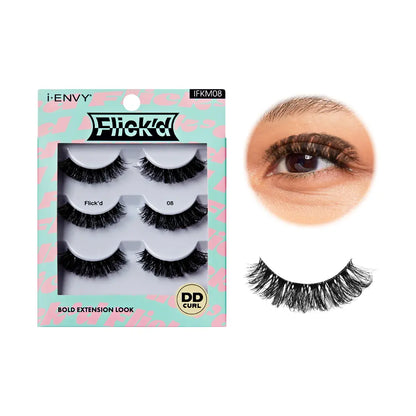 I Envy Flick’d DD Curl Strip Lashes – 3 Pairs