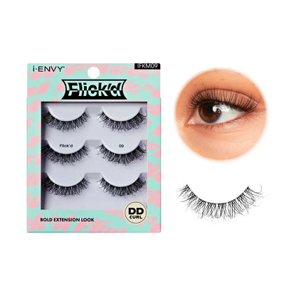 I Envy Flick’d DD Curl Strip Lashes – 3 Pairs