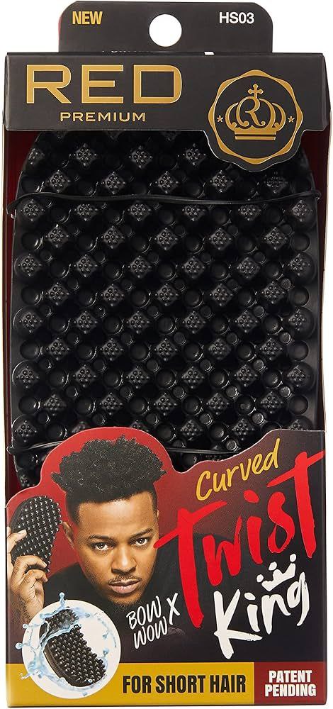 Red by KISS Bow Wow X Premium Twist King For Short Hair Curved Large #HS03