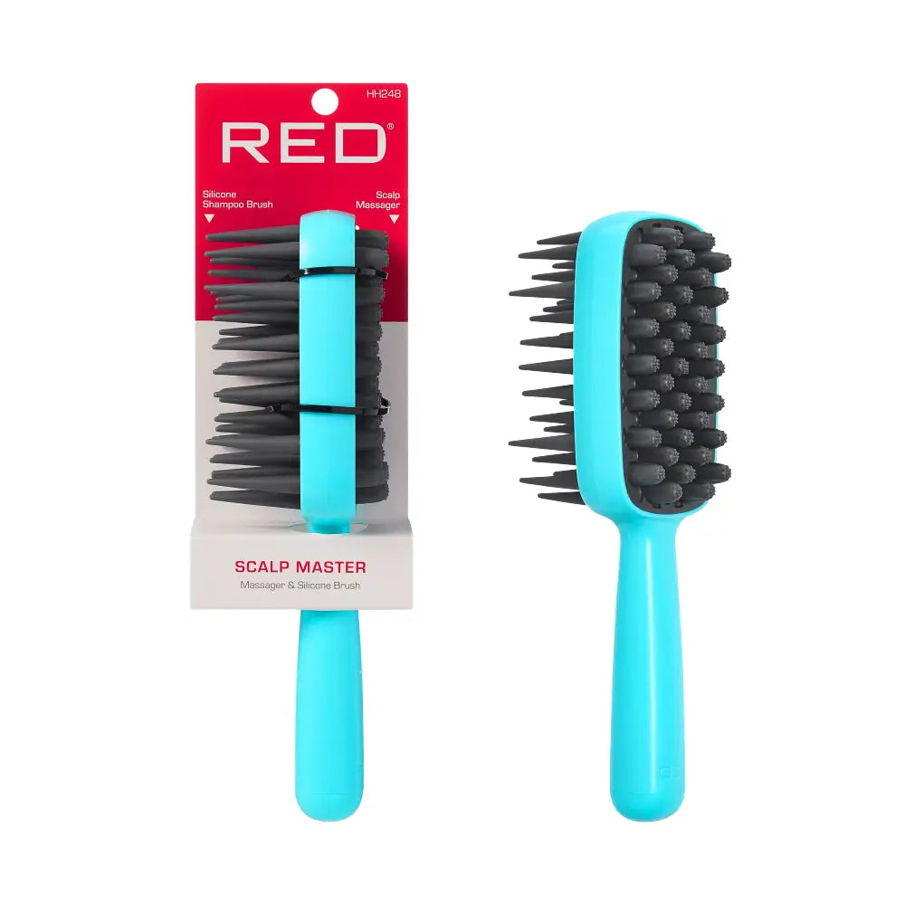 Red by Kiss 2-in-1 Scalp Massager & Shampoo Brush #HH248