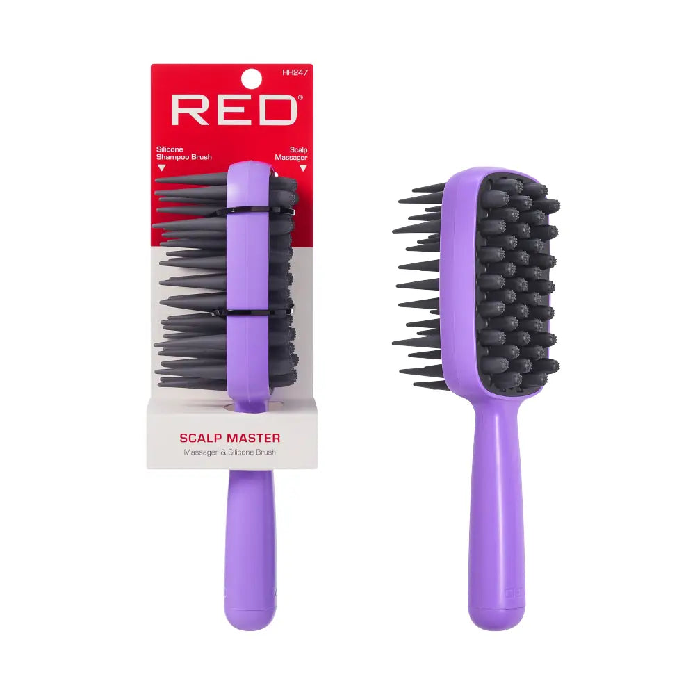 Red by Kiss 2-in-1 Scalp Massager & Shampoo Brush #HH247