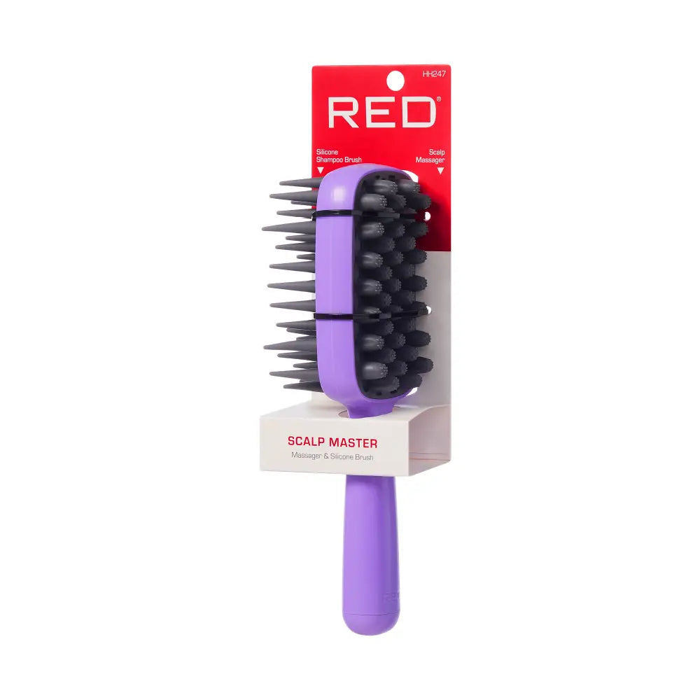 Red by Kiss 2-in-1 Scalp Massager & Shampoo Brush #HH247