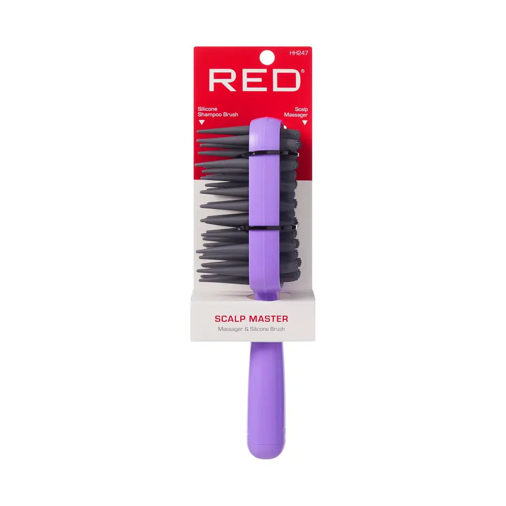 Red by Kiss 2-in-1 Scalp Massager & Shampoo Brush #HH247