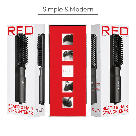 Red By Kiss Beard & Hair Straightener #HC16