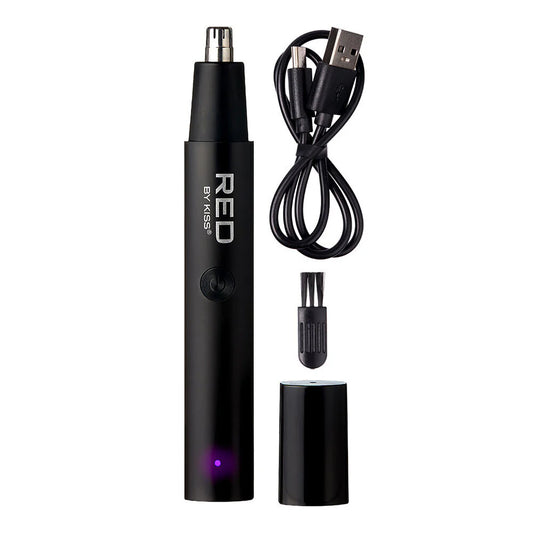 Red By Kiss USB-C Rechargeable Nose Hair Trimmer #NHT01