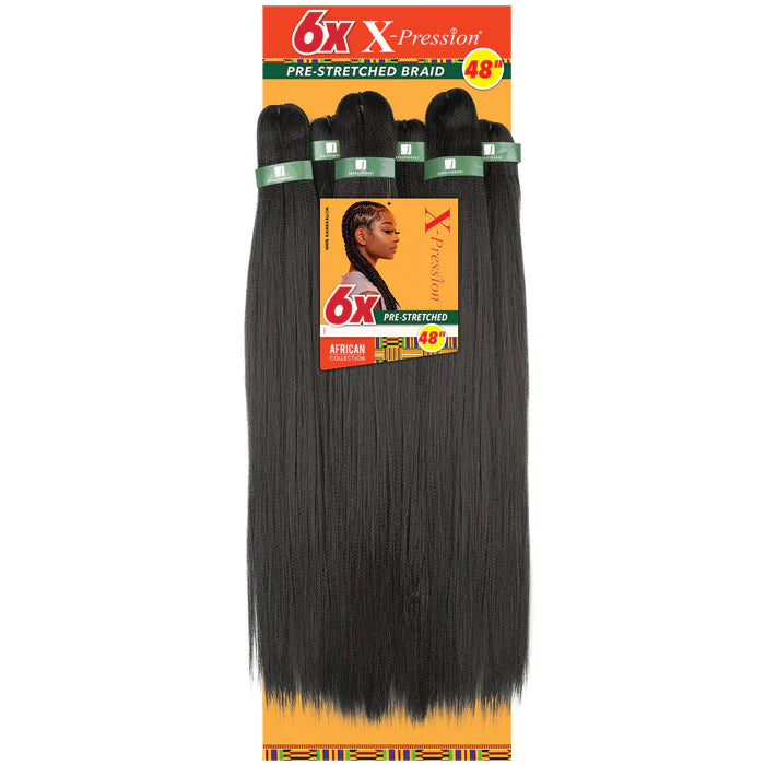 Sensationnel 6X X-pression pre-stretched braid 48”