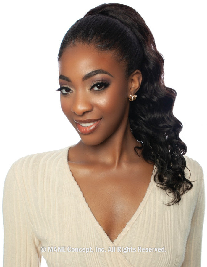 Mane Concept Pristine loose deep drawstring ponytail 20” PRPE08