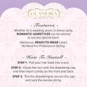 Sensationnel Glamora Glam Updo drawstring ponytail. Unit 6