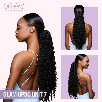 Sensationnel Glamora Glam Updo drawstring ponytail. Unit 7