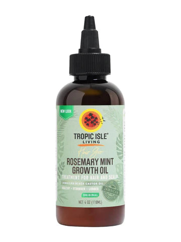 Tropic Isle rosemary mint growth oil. 4 oz