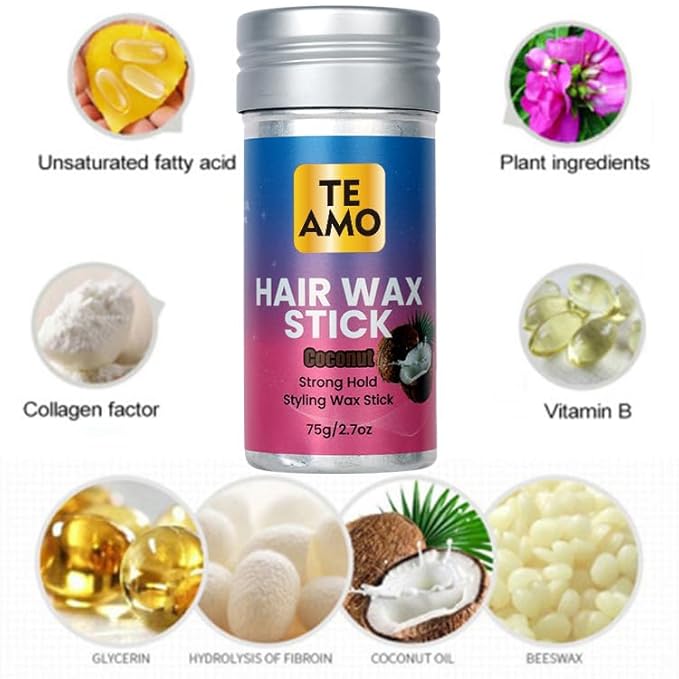 TE AMO HAIR WAX STICK. COCONUT