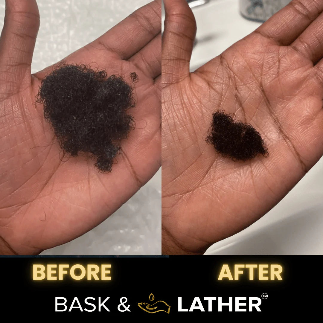 Bask & Lather strengthen shampoo. 8oz