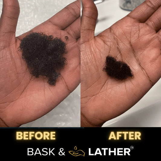 Bask & Lather strengthen shampoo. 8oz