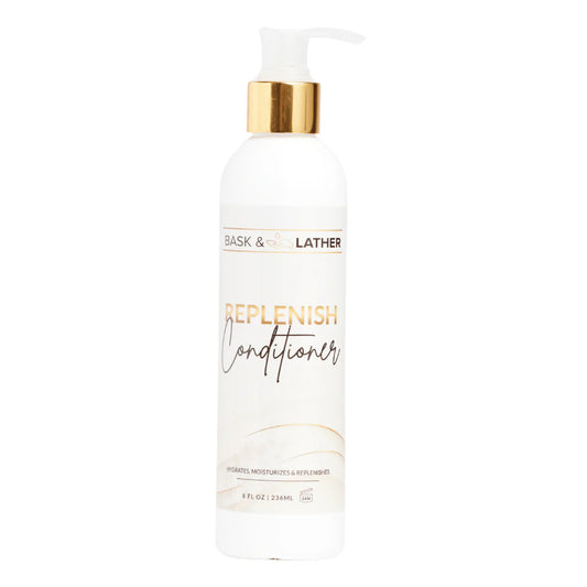Bask & Lather replenish conditioner 8oz