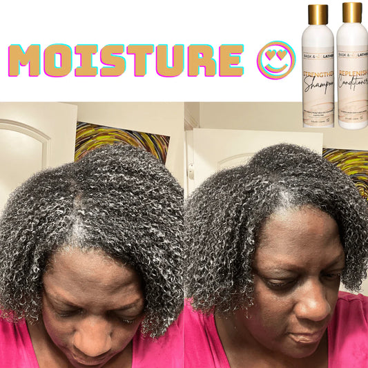 Bask & Lather replenish conditioner 8oz