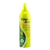 Shine N Jam setting mousse. Firm hold. 12oz