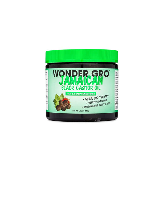 Wonder gro Jamaican black castor oil. 12oz