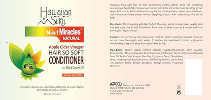 HAWAIIAN SILKY MIRACLE 14 IN 1 SOFT CONDITIONER 12 OZ