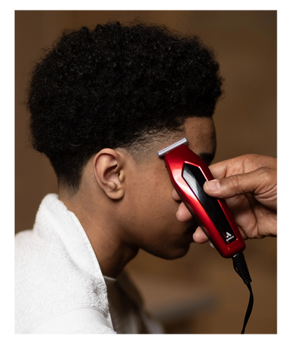 Andis ultra trim T-blade trimmer 7pc. Red and black