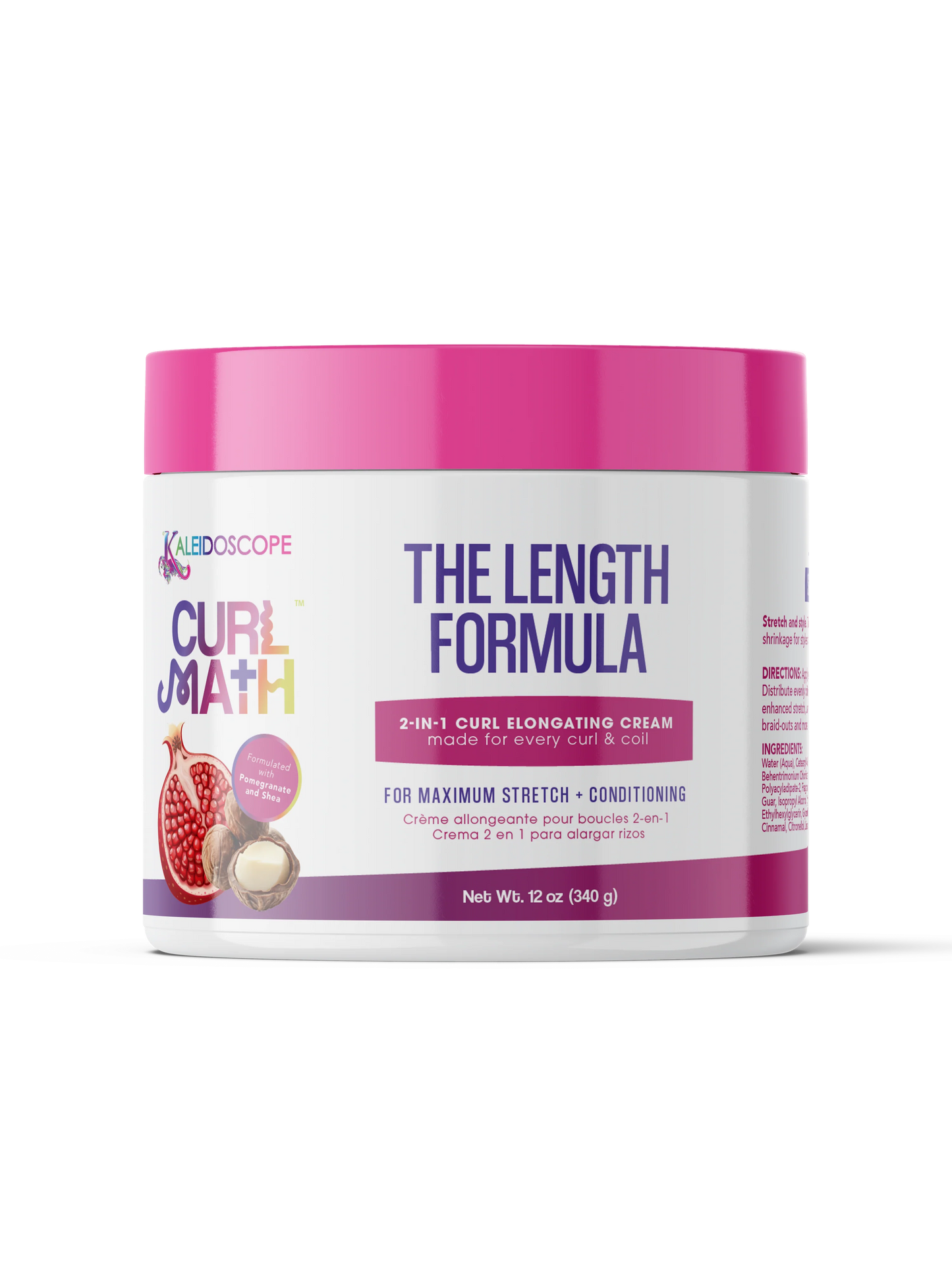 KALEIDOSCOPE CURL MATH LENGTH FORMULA 2 IN 1 CURL ELONGATING CREAM 12