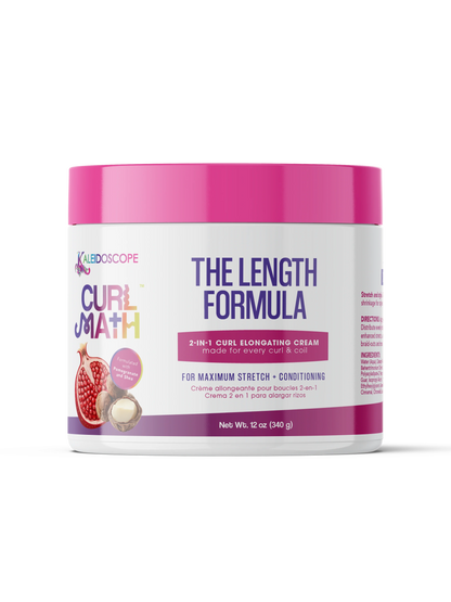 KALEIDOSCOPE CURL MATH LENGTH FORMULA 2 IN 1 CURL ELONGATING CREAM 12