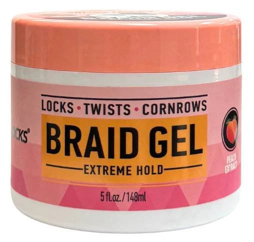 ALLDAY LOCKS PEACH GOLD BRAID GEL 5 OZ