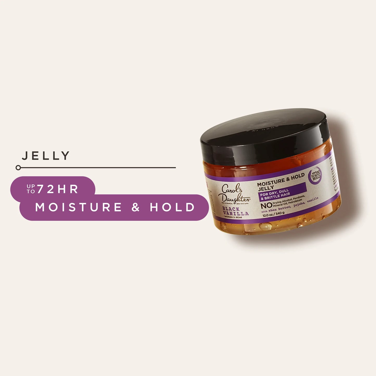 Carol's Daughter Black Vanilla Moisture & Hold Jelly 12oz/ 355ml