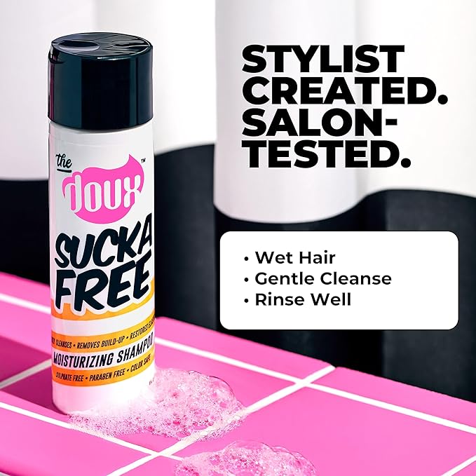 Doux sucka free moisturizing shampoo. 8oz