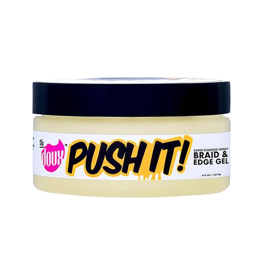 DOUX BEE GIRL PUSH IT! HONEY BRAID AND EDGE GEL 8 OZ