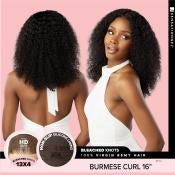 Sensationnel Pearlish 13x4 frontal wig. BURMESE CURL 16”