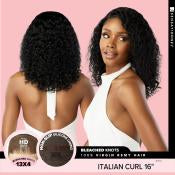 Sensationnel Pearlish 13x4 frontal wig. ITALIAN CURL 16”