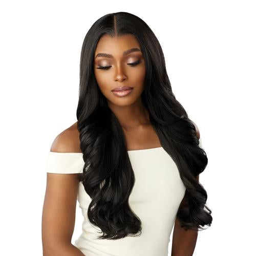 Sensationnel crowned edge lace wig. Wavy 26”