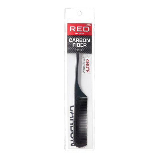 RED by Kiss Carbon Fiber rat tail Comb HM14
