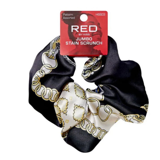 Red by Kiss jumbo satin scrunch. HSS03