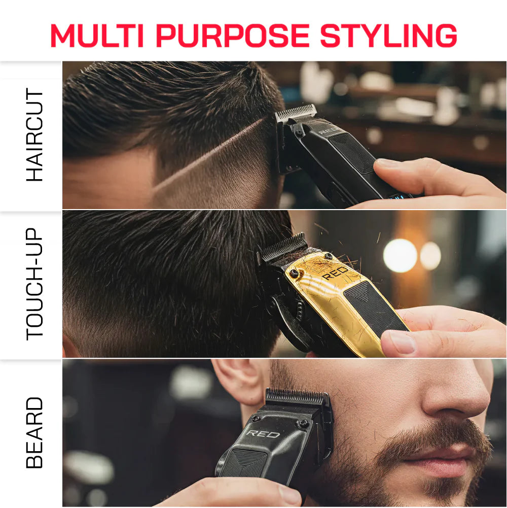 Red by Kiss cordless clipper and trimmer combo. Gold. CCT01