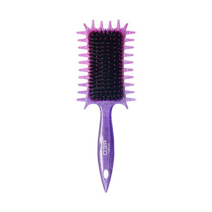 Red by Kiss curl defining brush nylon & boar bristle. HH253
